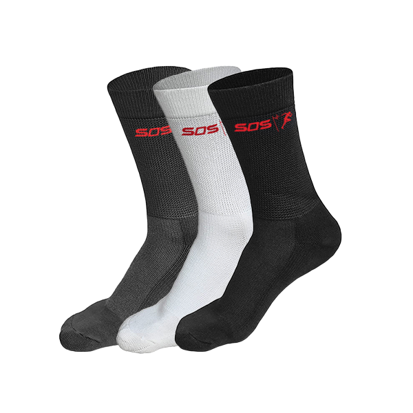 SOS Long Socks pack of 3